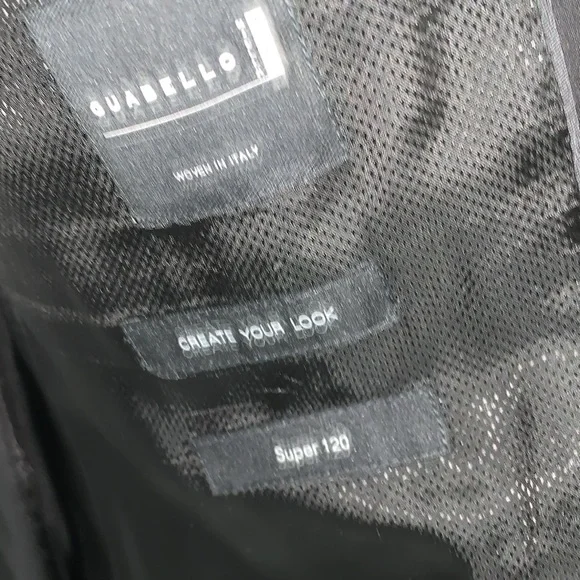 🔥BNWT🔥Hugo Boss “Johnstons1” Mens Suit in Black Sz 46R. Black.Pants Sz 38US - Picture 11 of 17